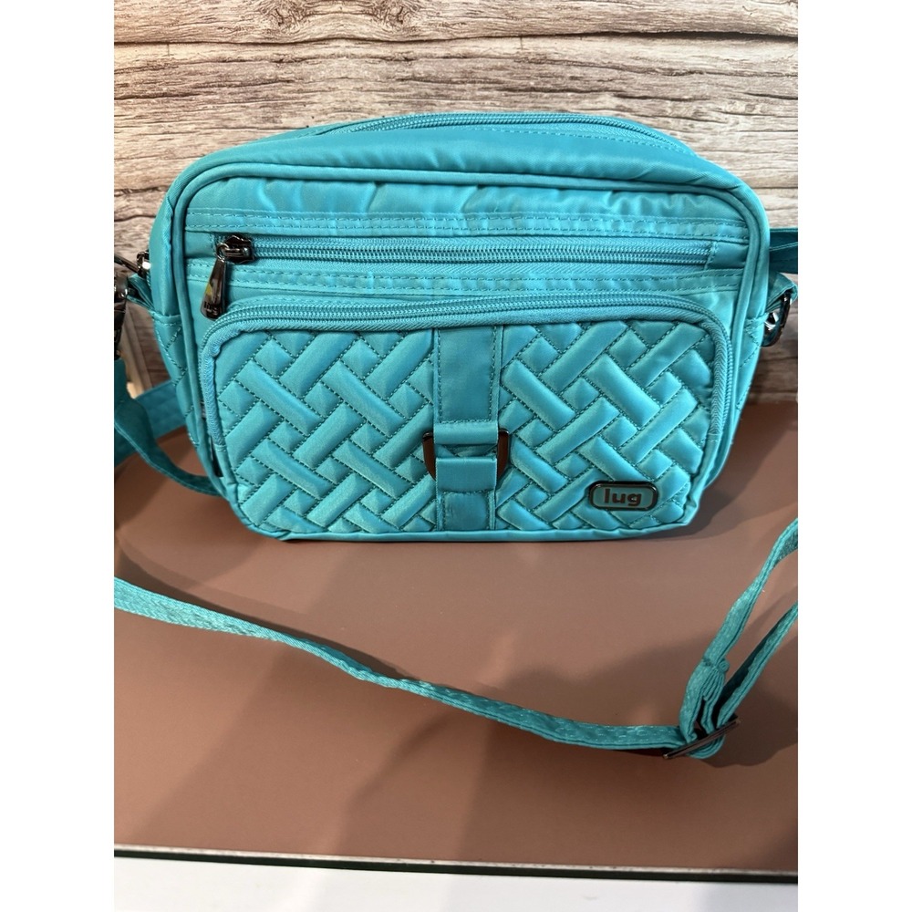 Lug Carousel Convertible Crossbody Shoulder Belt Bag Blue Indigo NWOT